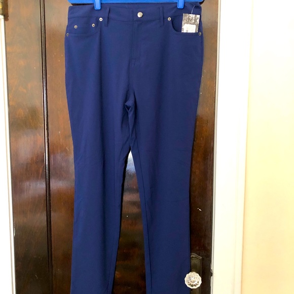 oiselle Pants - NWT Oiselle Roga Jeans in Blue, Size XL